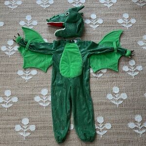 Pottery Barn Kids Green Dragon Costume